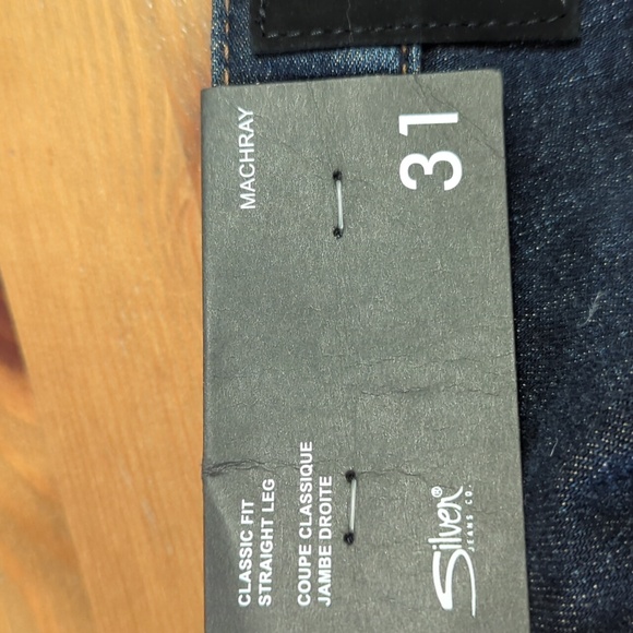 NWT Men's silver jeans. 31 x 30 - Picture 2 of 6